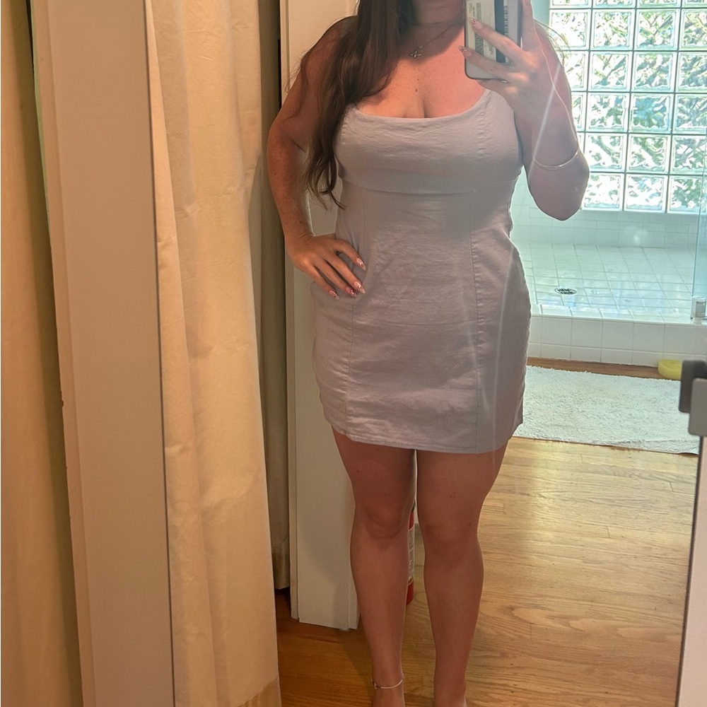 Urban Outfitters light blue mini dress in a M